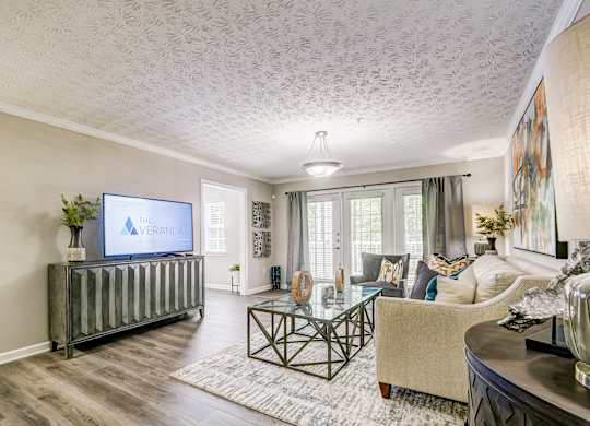 Modern Living Room at The Veranda, Georgia