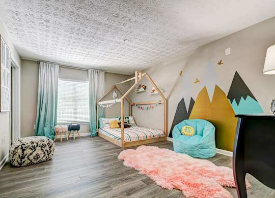 Bedroom Interior at The Veranda, Lawrenceville, GA