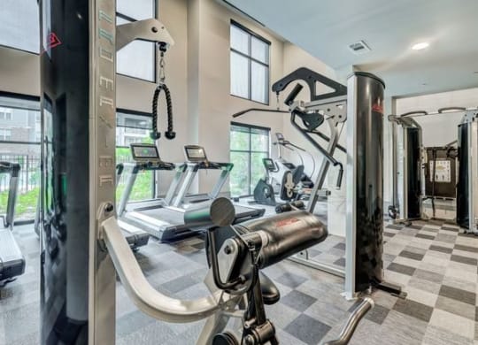 Fitness Center With Modern Equipment at Artesia Big Creek, Alpharetta, GA, 30005