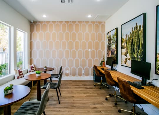 Octave Apartments co-working area at Octave Apartments, Las Vegas