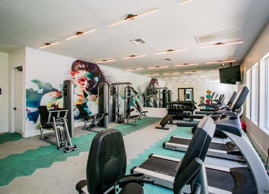 Octave Apartments Fitness center at Octave Apartments, Las Vegas, NV