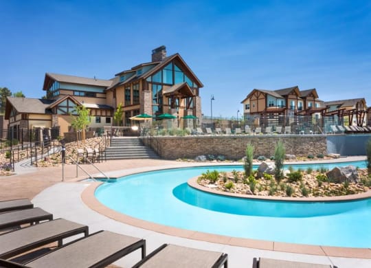 Swimming Pool And Relaxing Area at Montane, Parker, 80134