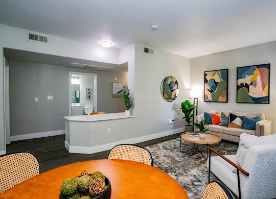 Modern Living Area at Octave Apartments, Nevada