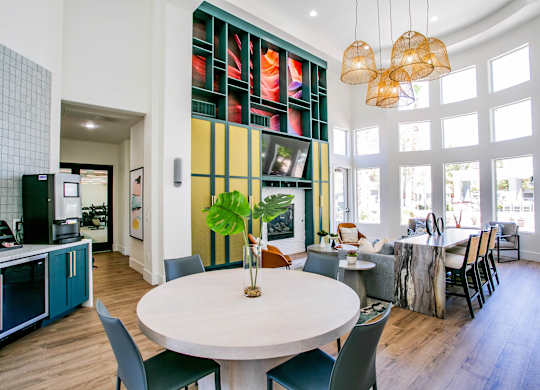 Coffee Bar Lounge at Octave Apartments, Nevada