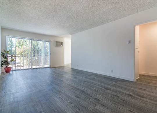 view of living area and door to patio
