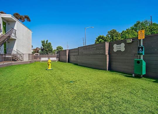 Dog Park at Parc @ 5 Apartments, Downey, California