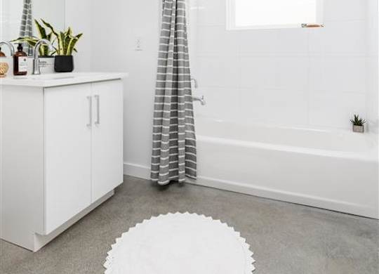 Bathroom with tub shower at the perch, Los Angeles, 90065