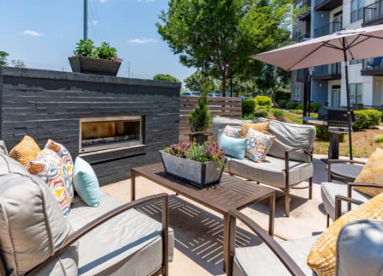 Outdoor seating at Canalside, Augusta, GA, 30901