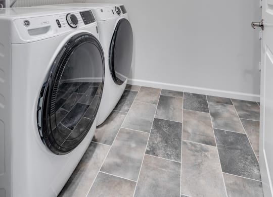 Walk-In Closet With Full-Sized Washer & Dryer