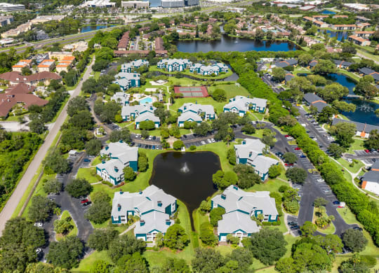 Aerial View Of Isles Of Gateway Apartment Homes