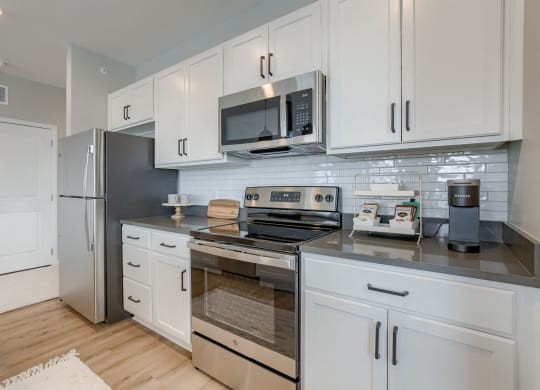 Kitchen With Stainless Steel Appliances