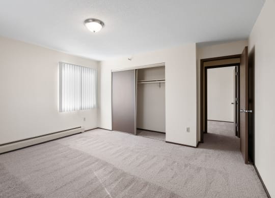 Bedroom with Plush Carpeting