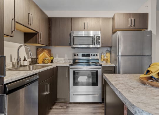Kitchen With Stainless Steel Appliances