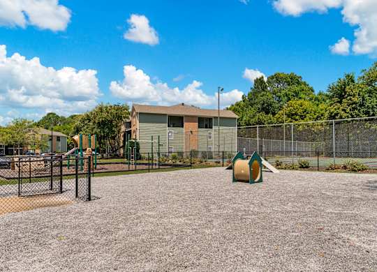 Dog Park with Equipment