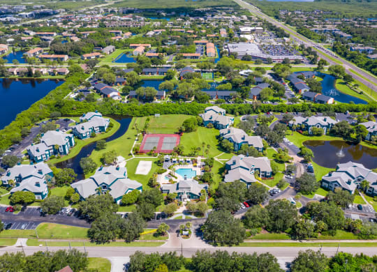 Lush Grounds & Water Features Throughout The Community