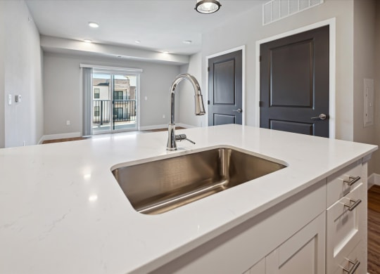 Expansive Kitchen Island