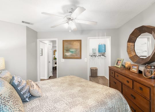 Bedroom Featuring Walk-In Closet