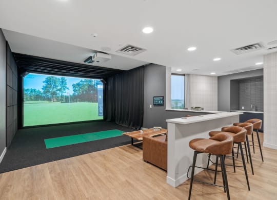 Golf Simulator Room