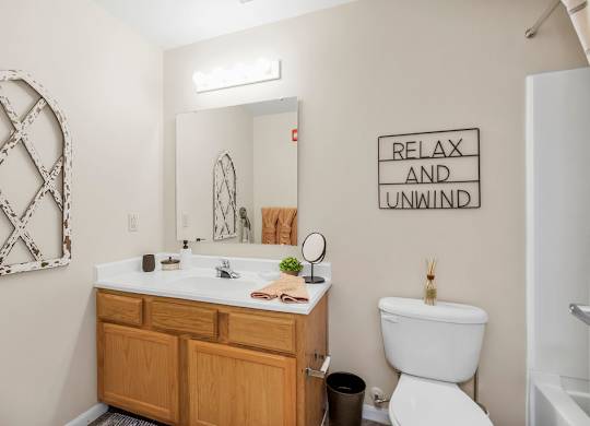 Bathroom with Modern Finishes