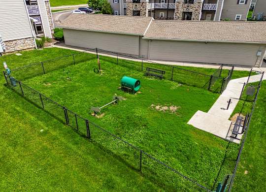 Aerial View of Dog Park