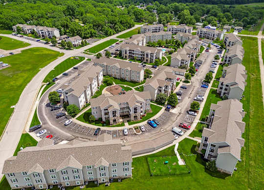 Aerial View of Woodland Park
