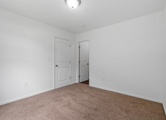 Bedroom with Plush Carpeting