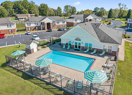 Aerial View of Pool