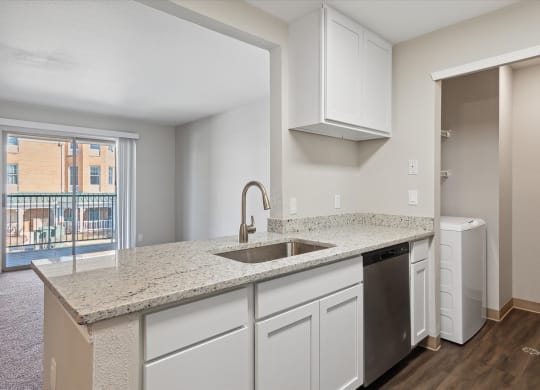 Kitchen with White Cabinetry
