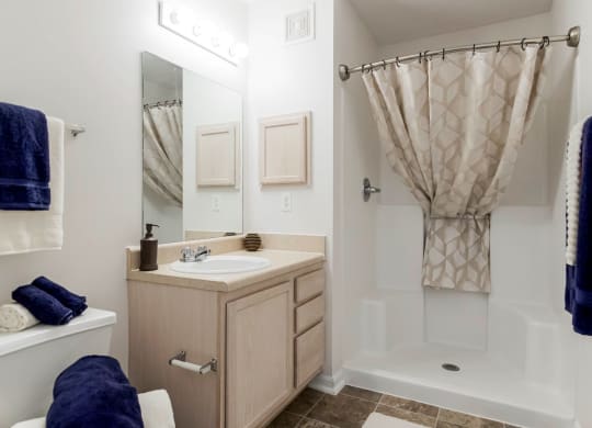 Bathroom with Modern Finishes
