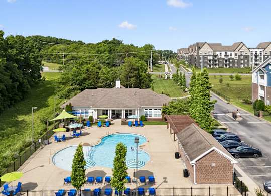 Aerial View of Pool