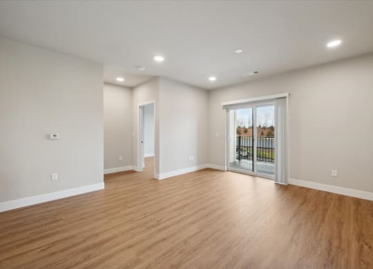 Spacious Living Area with Overhead Lighting