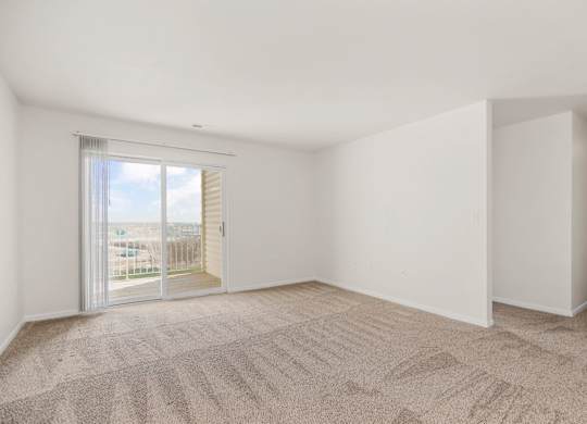 Spacious Living Area with Balcony