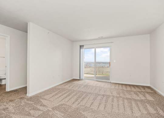 Living Room with Plush Carpeting