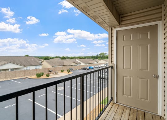 Balcony with Storage