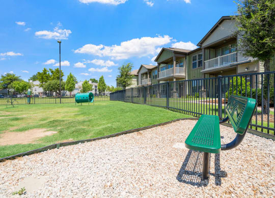 our apartments have a dog park with a playground