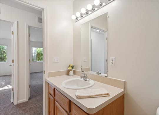 Bathroom with Overhead lighting