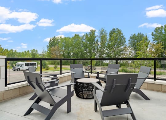 Patio with Greenery Views