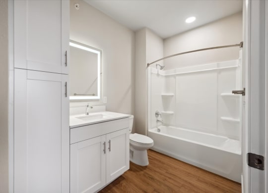 Bathroom with Modern Finishes