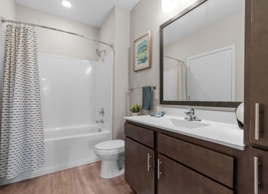 Bathroom with Modern Finishes