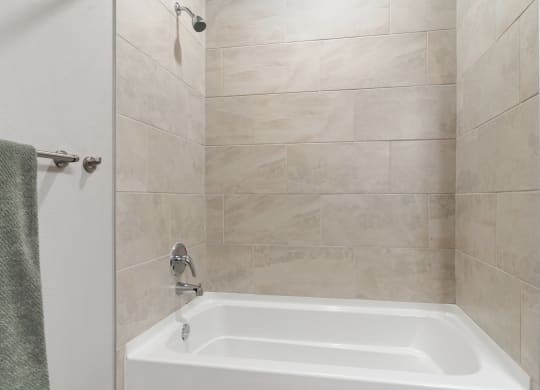 Bathroom with Tiled Shower