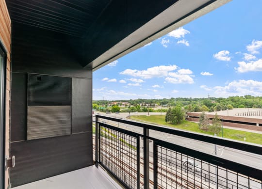 Balcony with City Views