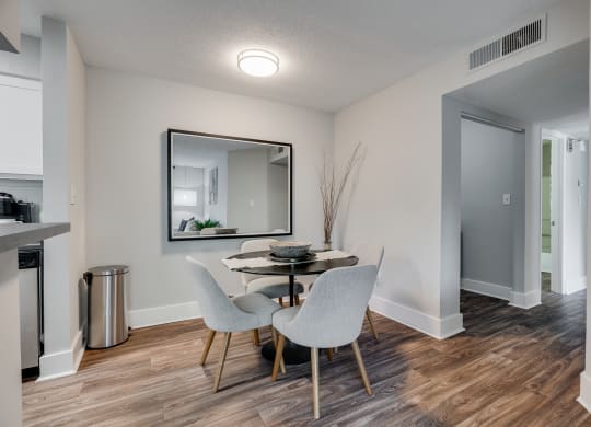 Designated Dining Room Area With Wood-Style Flooring
