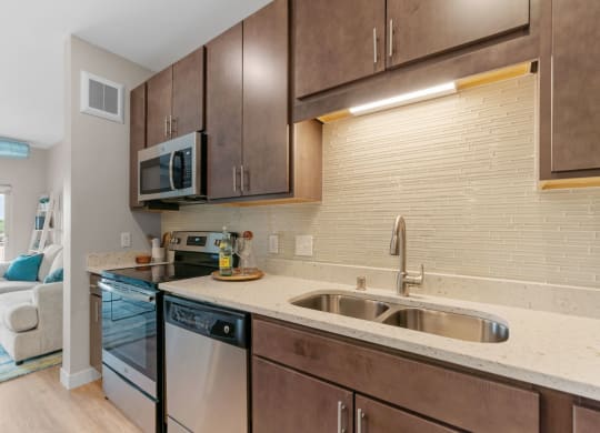 Kitchen With Stainless Steel Appliances