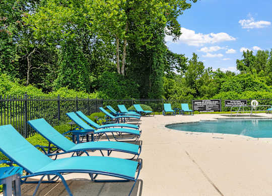 Pool with Lounge Chairs