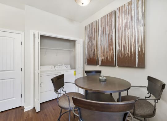 Separate Dining Area with Washer/Dryer