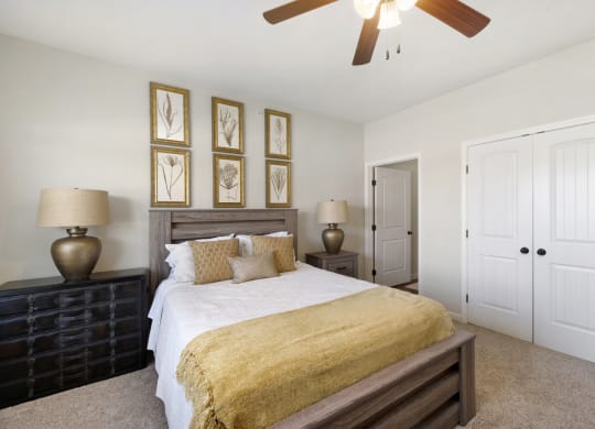Bedroom with Plush Carpeting