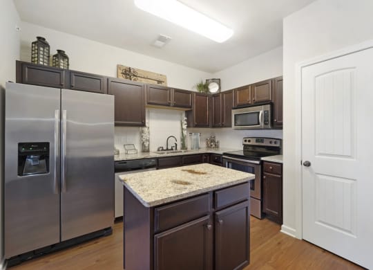 Kitchen Island With Granite Countertops
