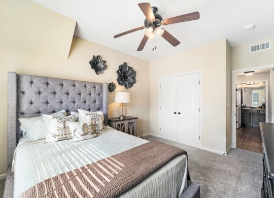 Bedroom with Plush Carpeting