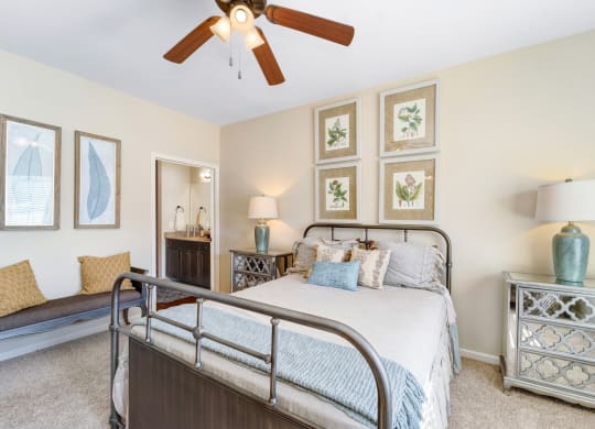 Bedroom with Plush Carpeting