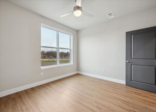 Bedroom with Large Window